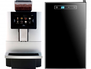 Набор кофемашина Dr.сoffee F11 Plus с холодильным оборудованием для молока